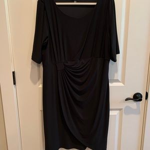 22W Black Evening Dress